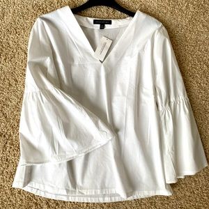 Banana Republic White Blouse, Size M